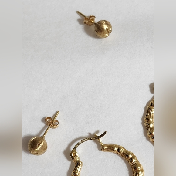 Genuine Gold Earrings and Pendants. For Sale Individually. - Picture 3 of 7